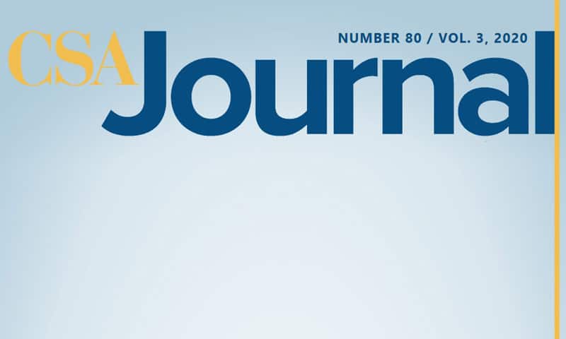 CSA Journal Number 80 / Vol. 3, 2020